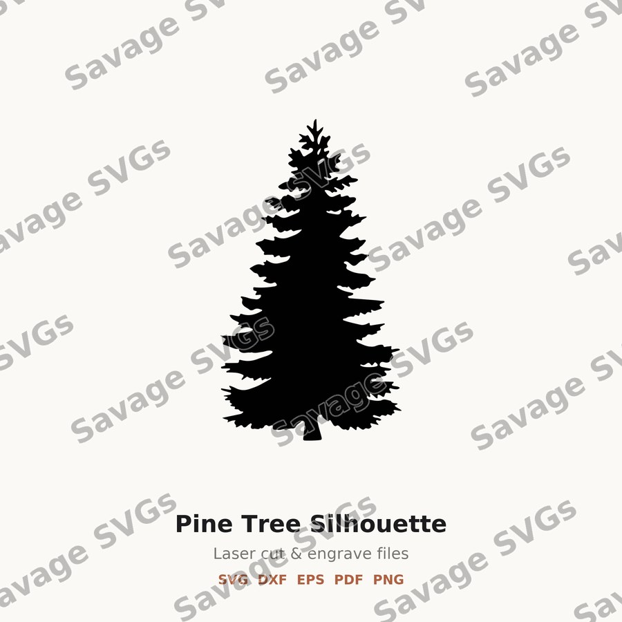 Pine Tree Silhouette