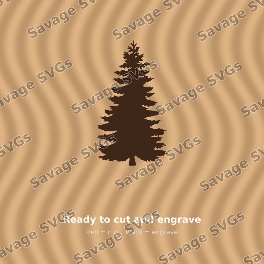 Pine Tree Silhouette