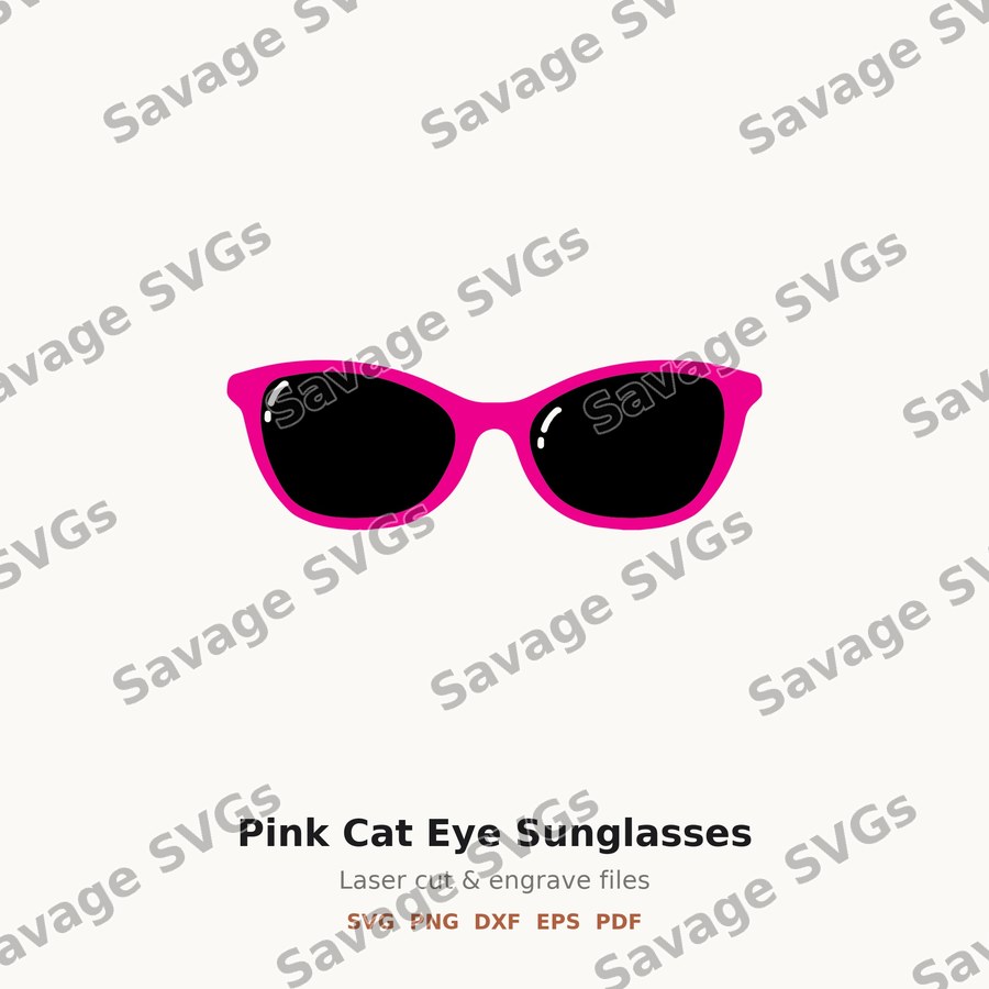 Pink Cat Eye Sunglasses