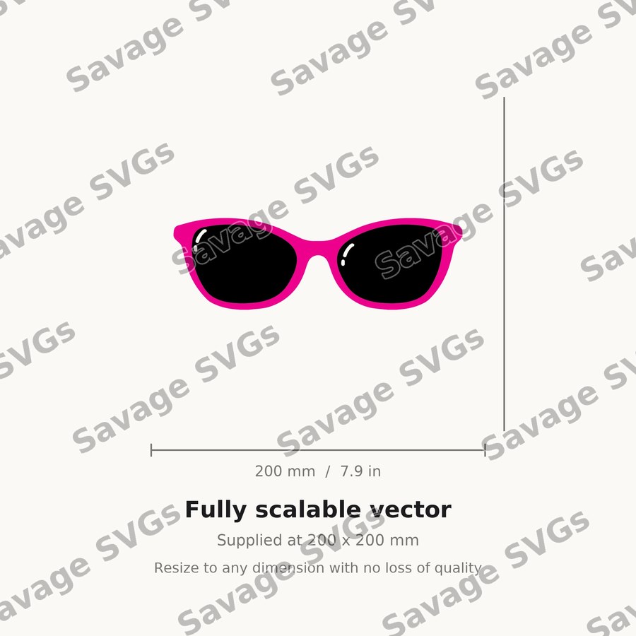 Pink Cat Eye Sunglasses