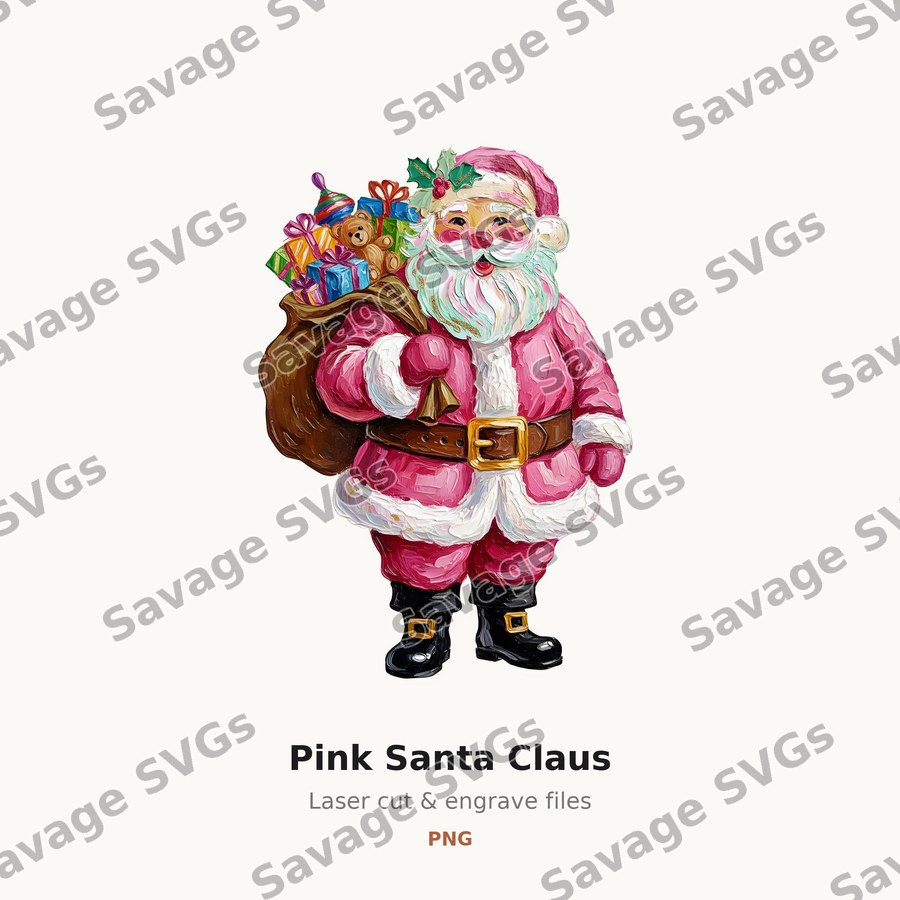 Pink Santa Claus