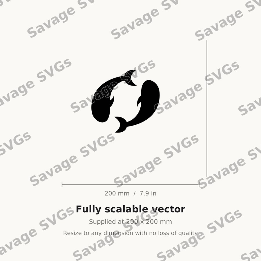 Pisces Fish Circle