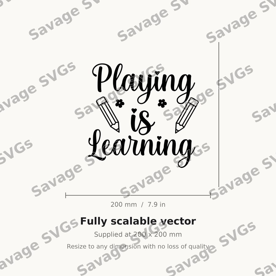 Playing Is Learning
