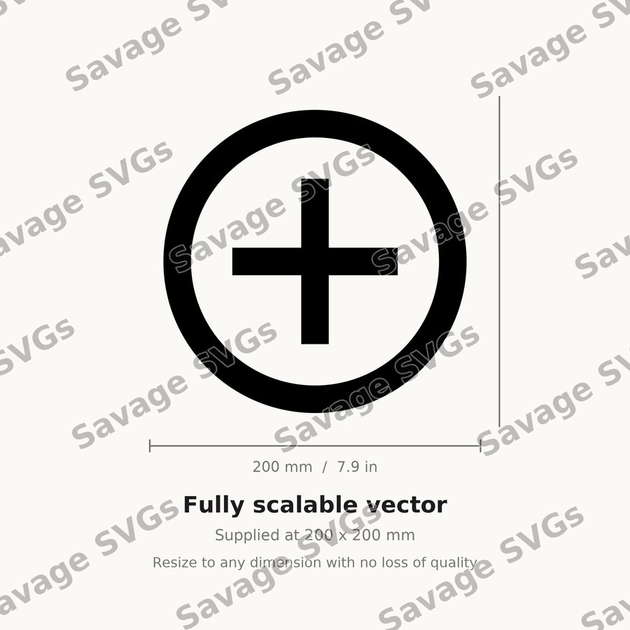 Plus Sign Circle