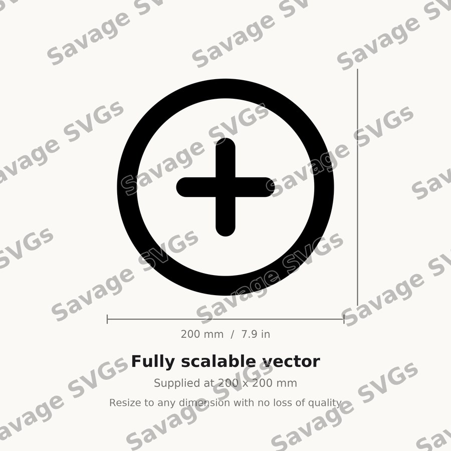 Plus Sign Circle