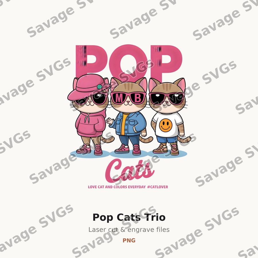Pop Cats Trio