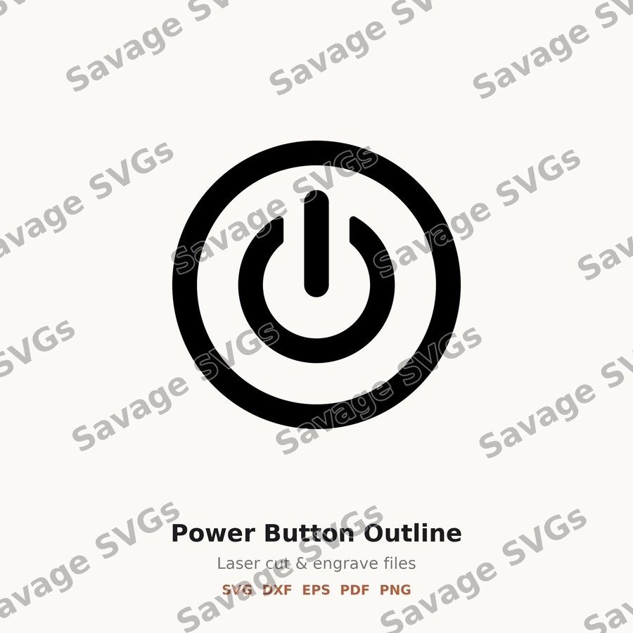 Power Button Outline