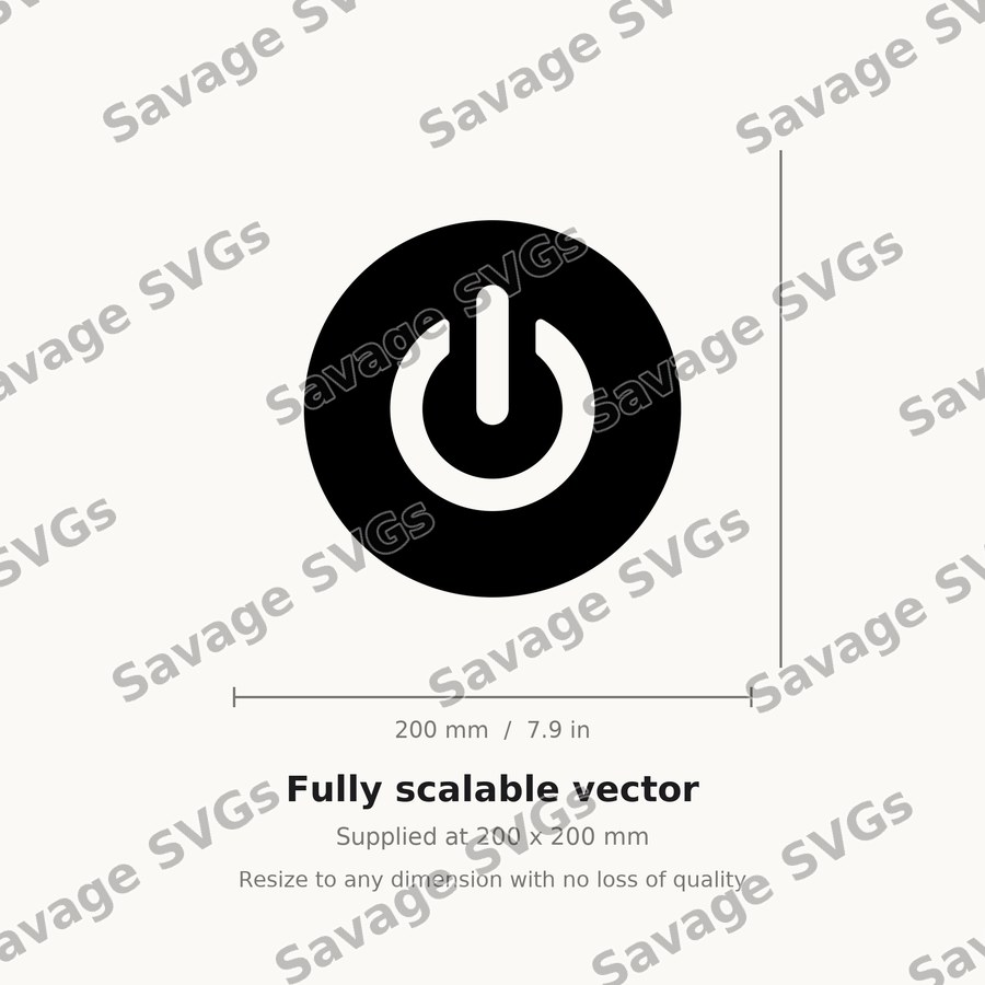 Power Button Solid