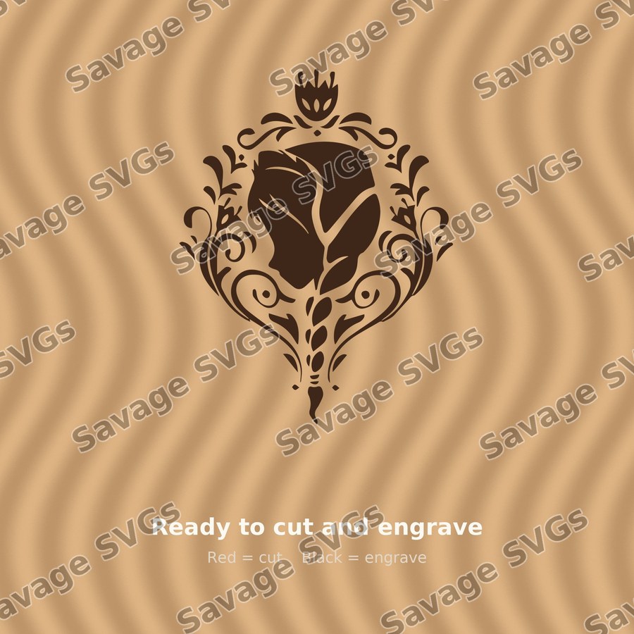 Princess Silhouette Crest