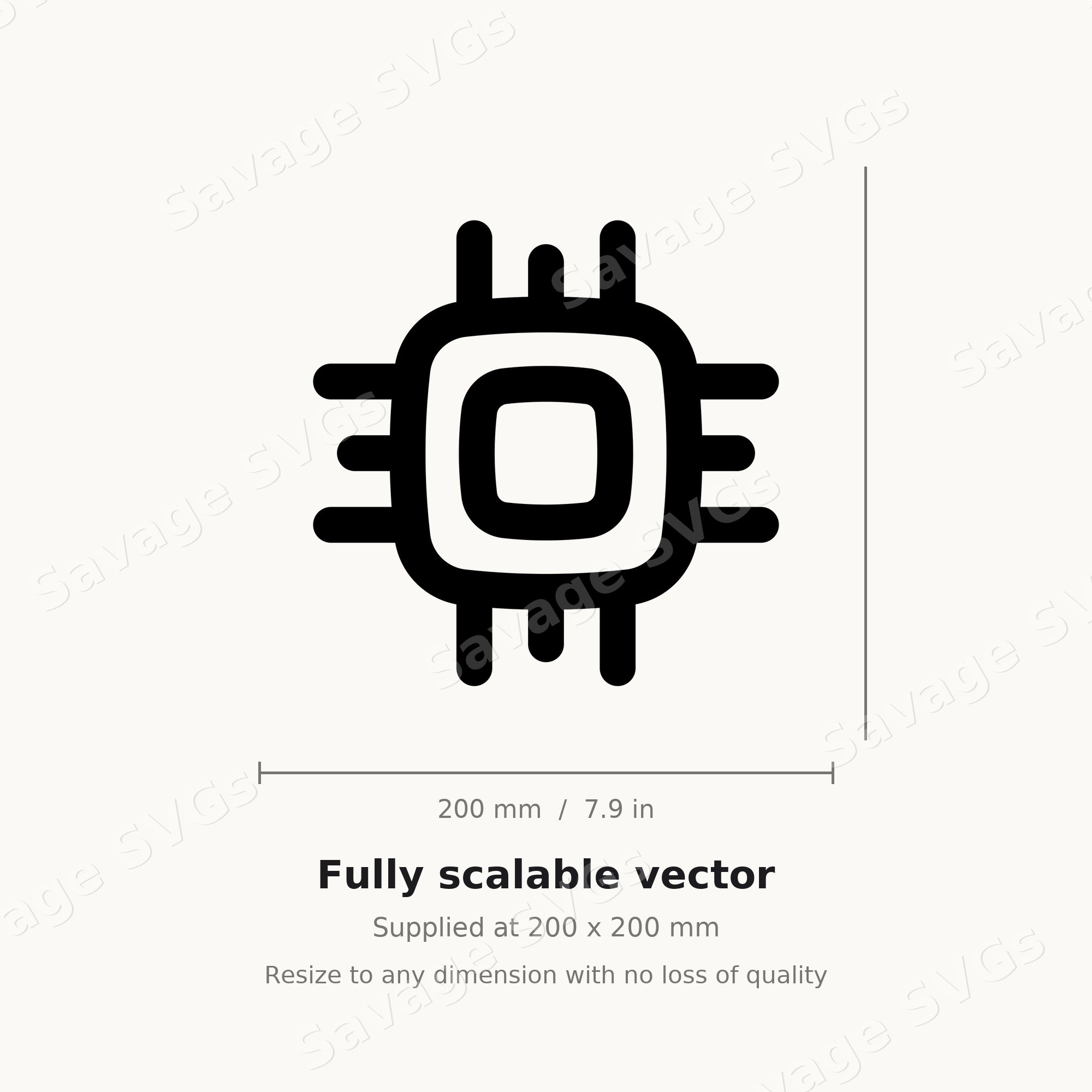 Computer Chip Icon