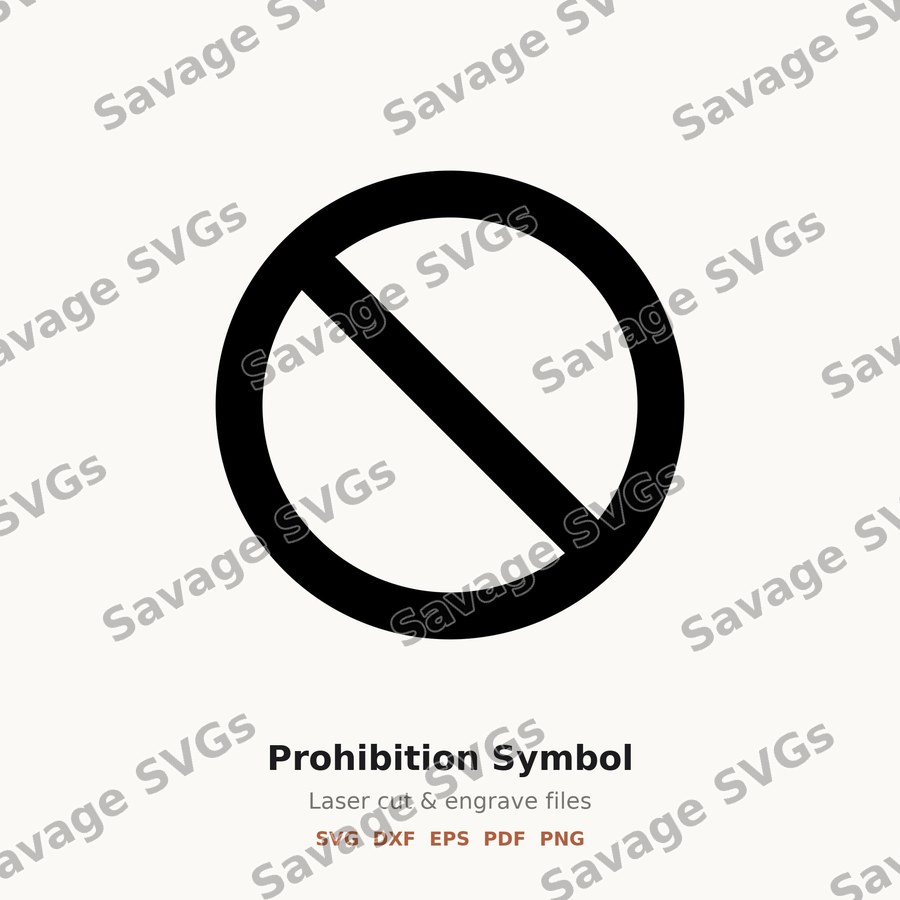 Prohibition Symbol