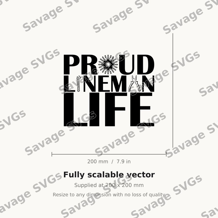 Proud Lineman Life