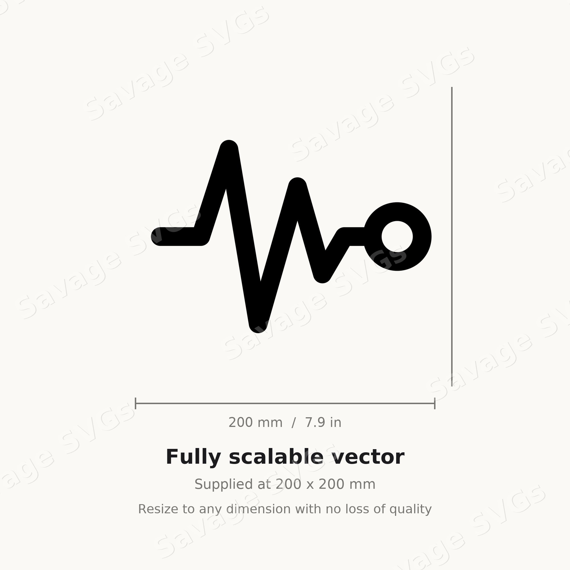 Heartbeat Pulse Line