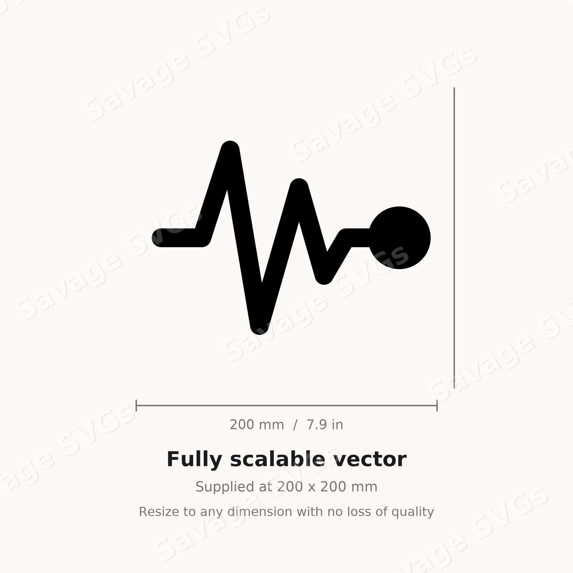 Heartbeat Pulse Line