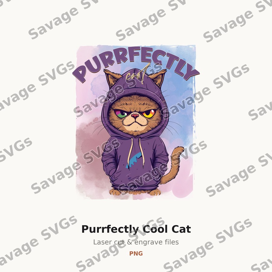 Purrfectly Cool Cat