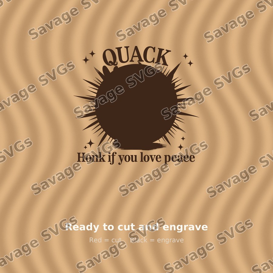 Quack Honk If You Love Peace