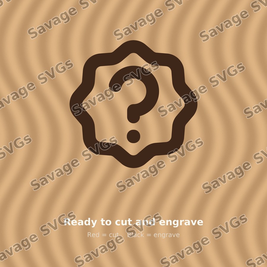 Question Mark Badge