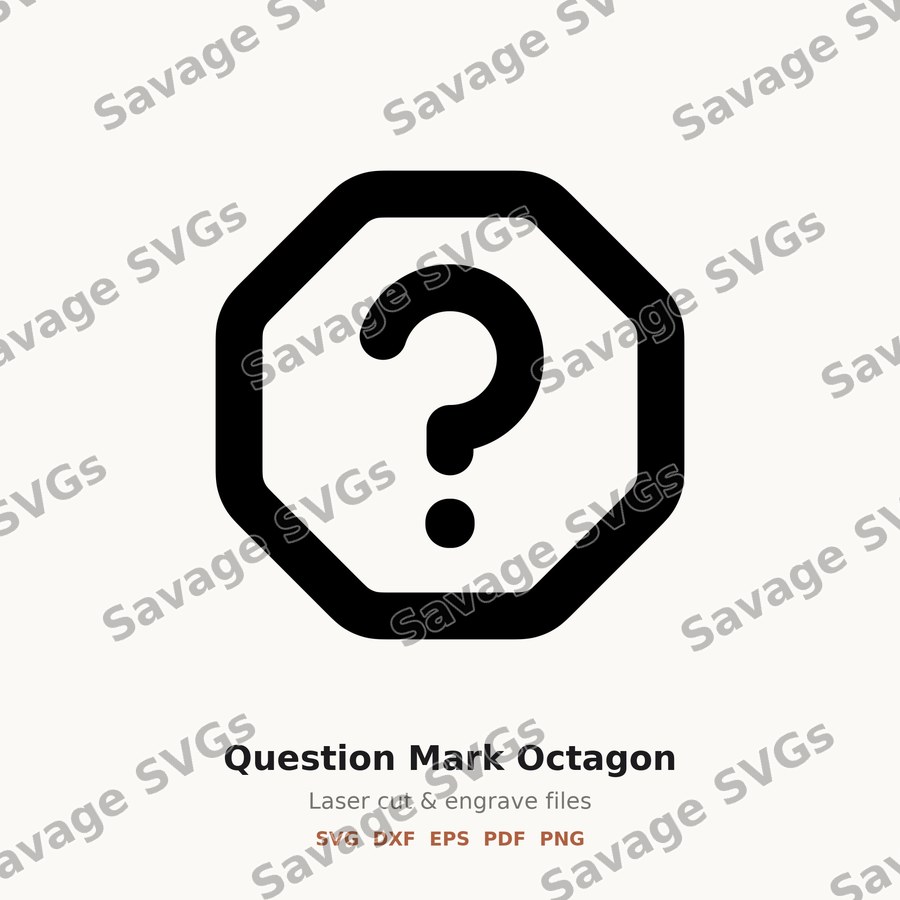 Question Mark Octagon