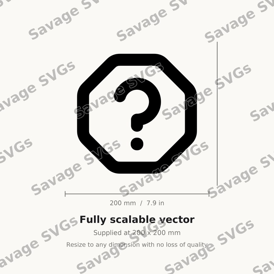 Question Mark Octagon