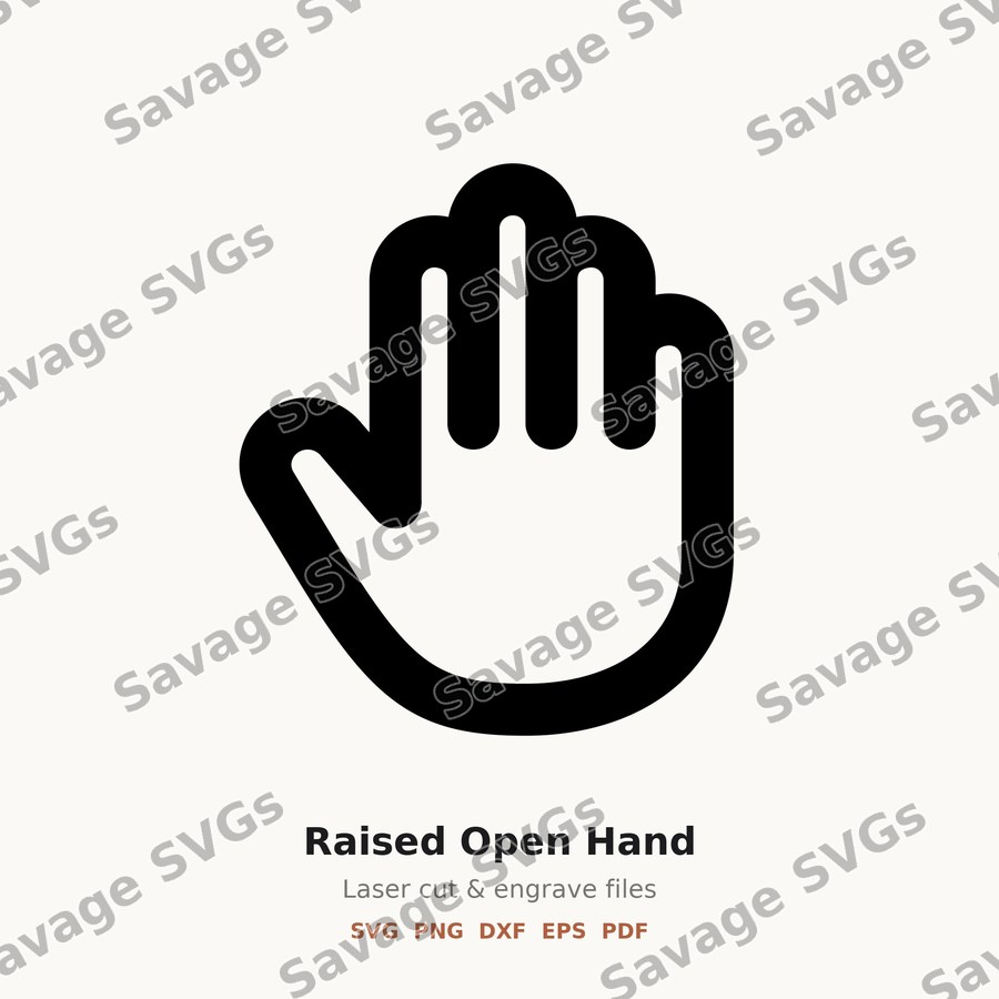 Raised Open Hand