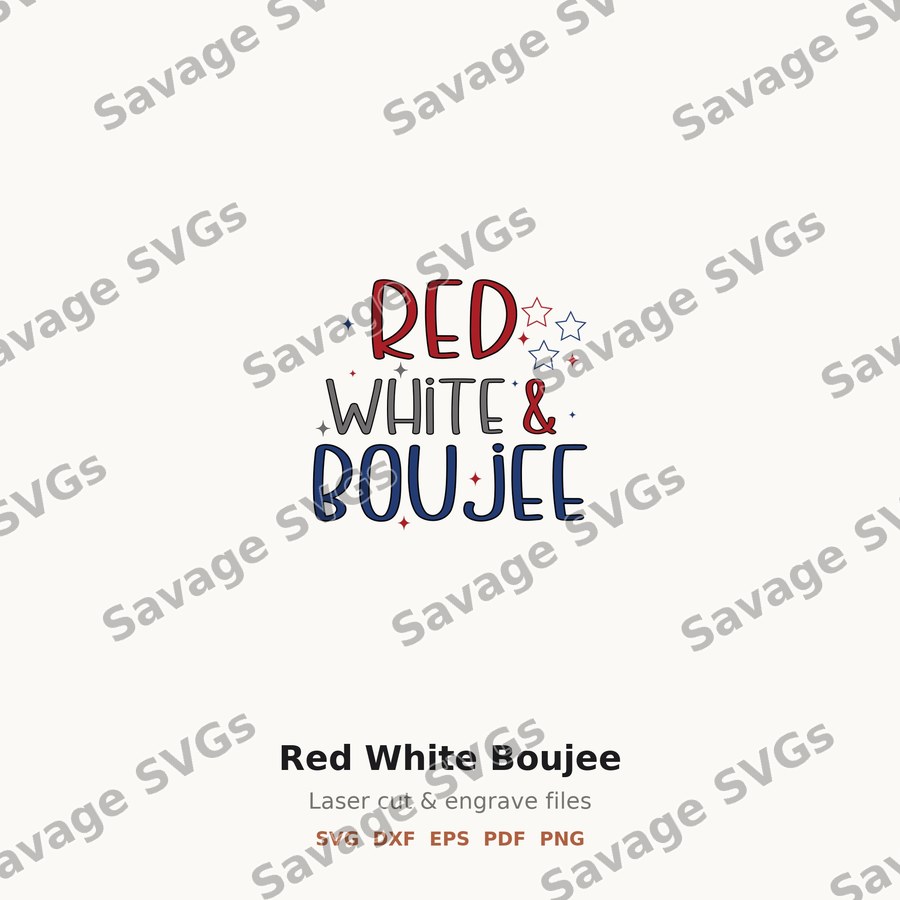 Red White Boujee