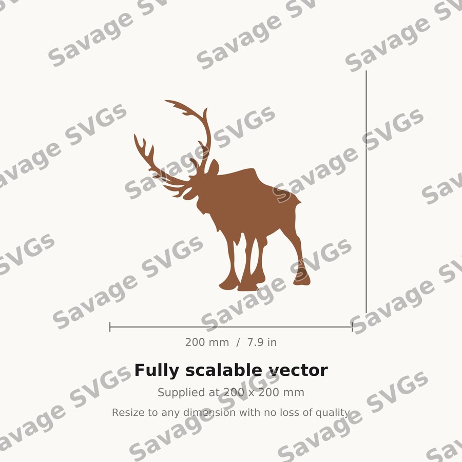 Reindeer Silhouette