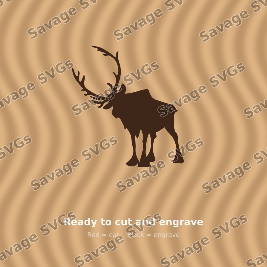 Reindeer Silhouette