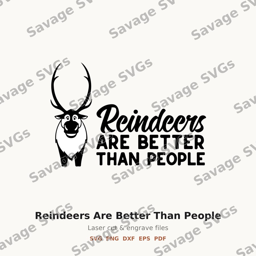 Reindeers Are Better Than People