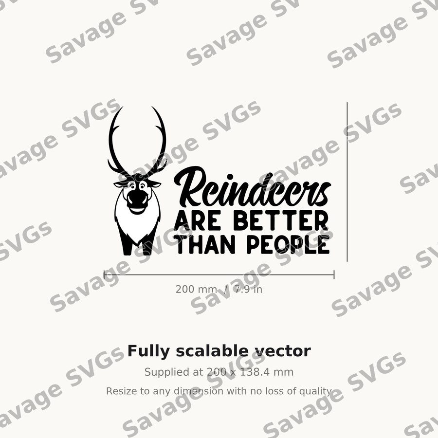 Reindeers Are Better Than People