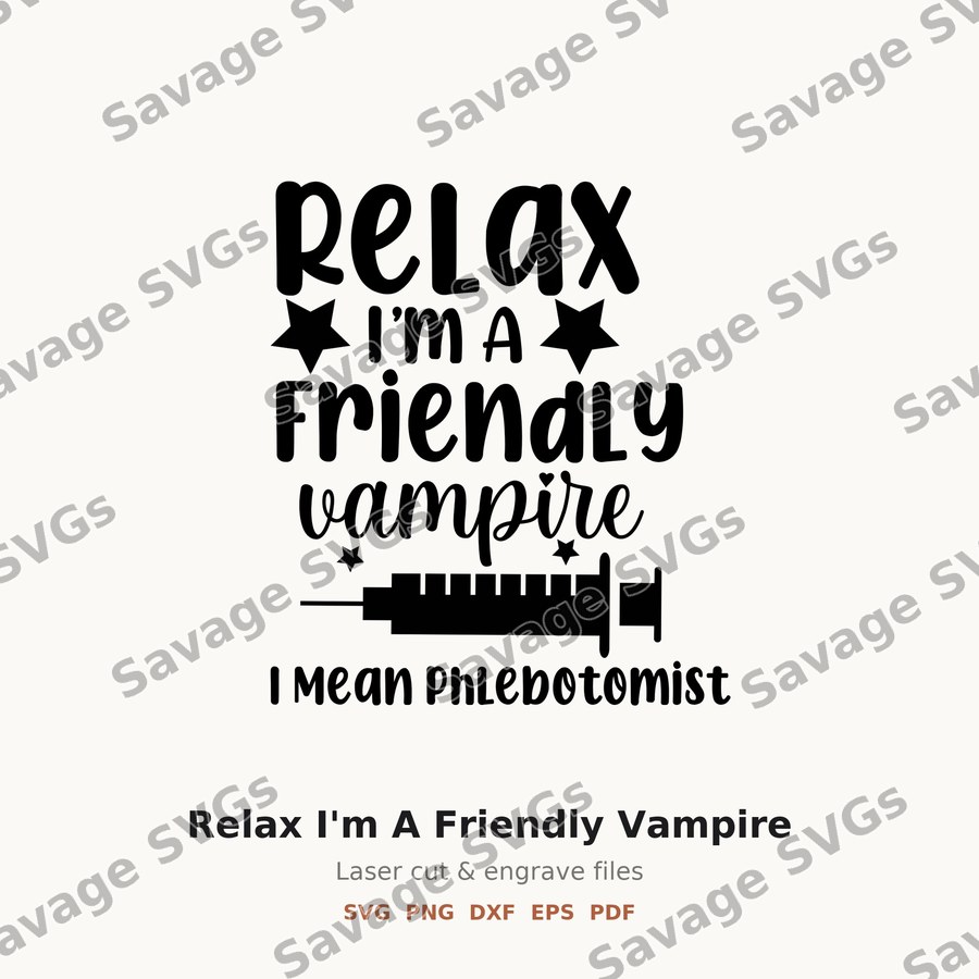 Relax I'm A Friendly Vampire