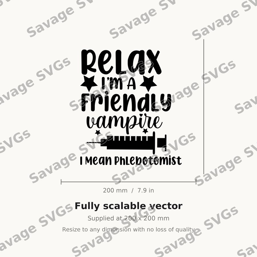 Relax I'm A Friendly Vampire