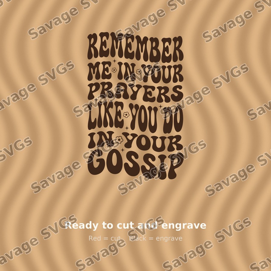 Remember Me In Your Prayers