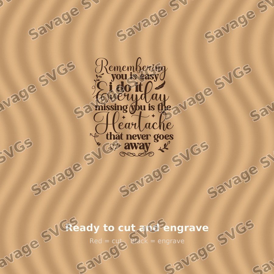 Remembering You Memorial Quote
