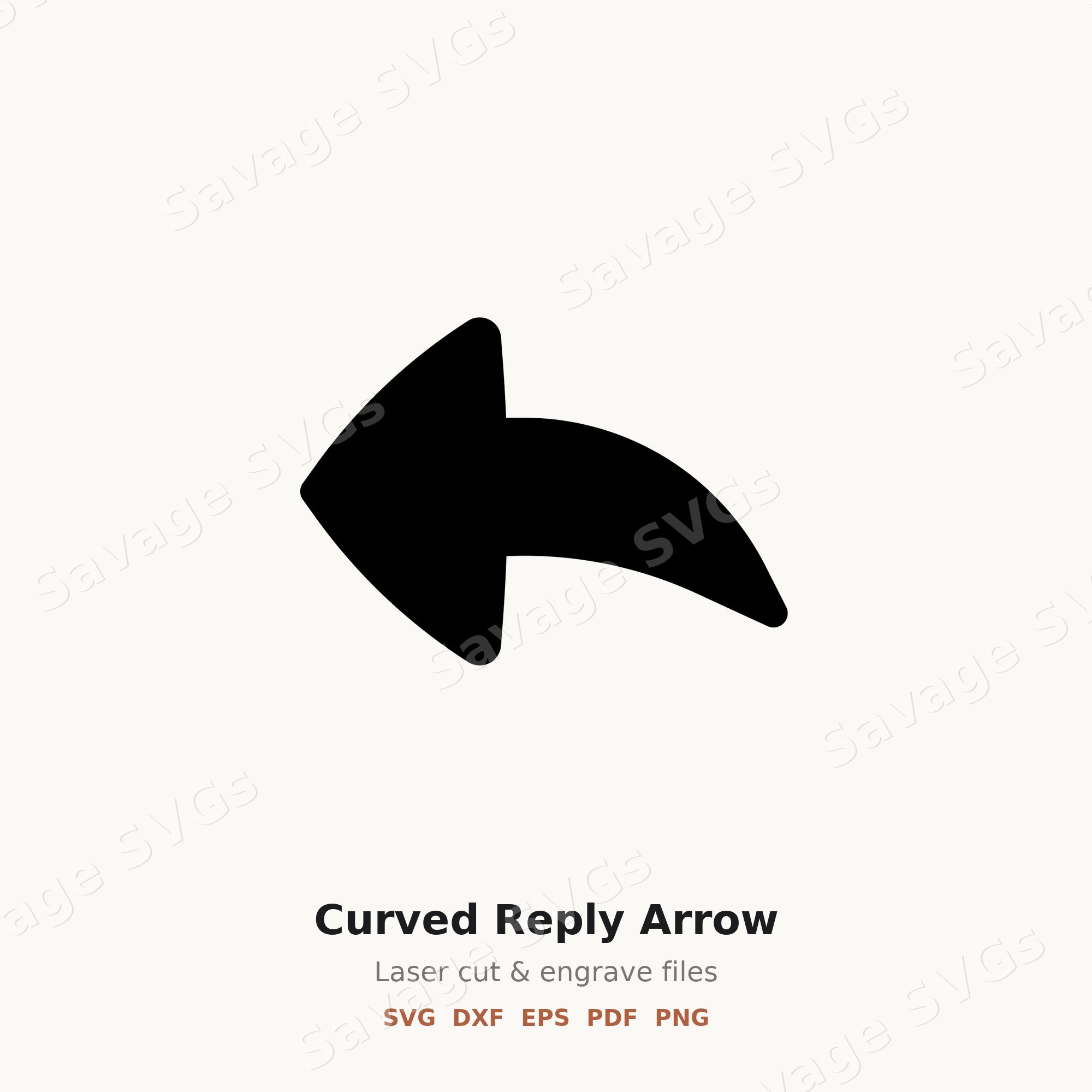 Curved Reply Arrow