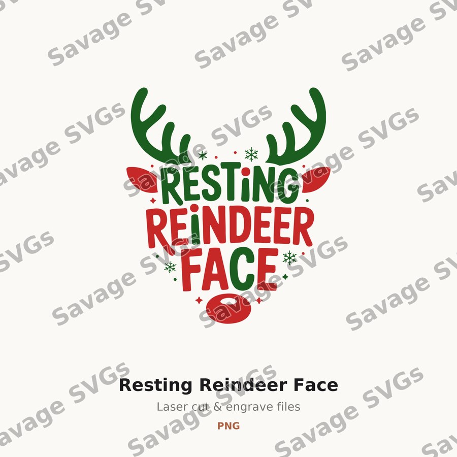 Resting Reindeer Face