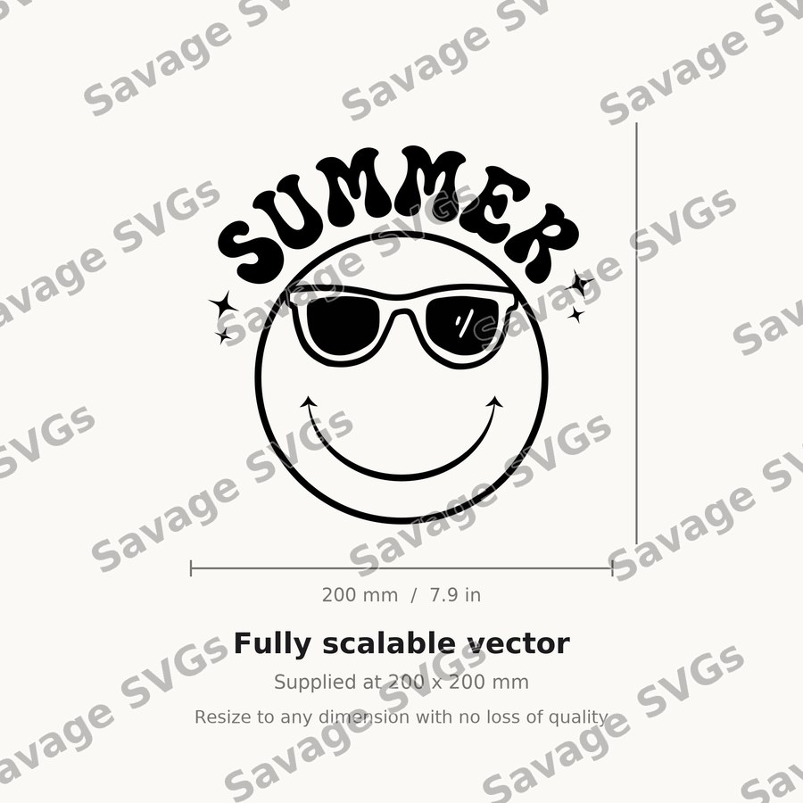 Retro Summer Summer Vibes FRONT 01
