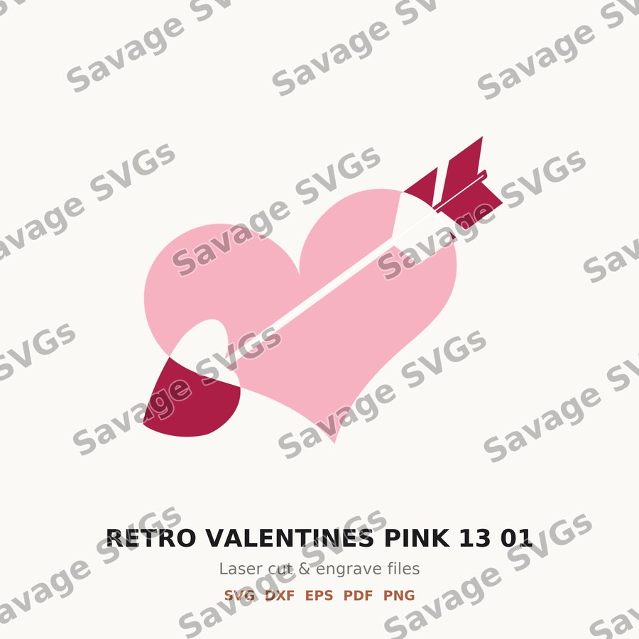 RETRO VALENTINES PINK 13 01