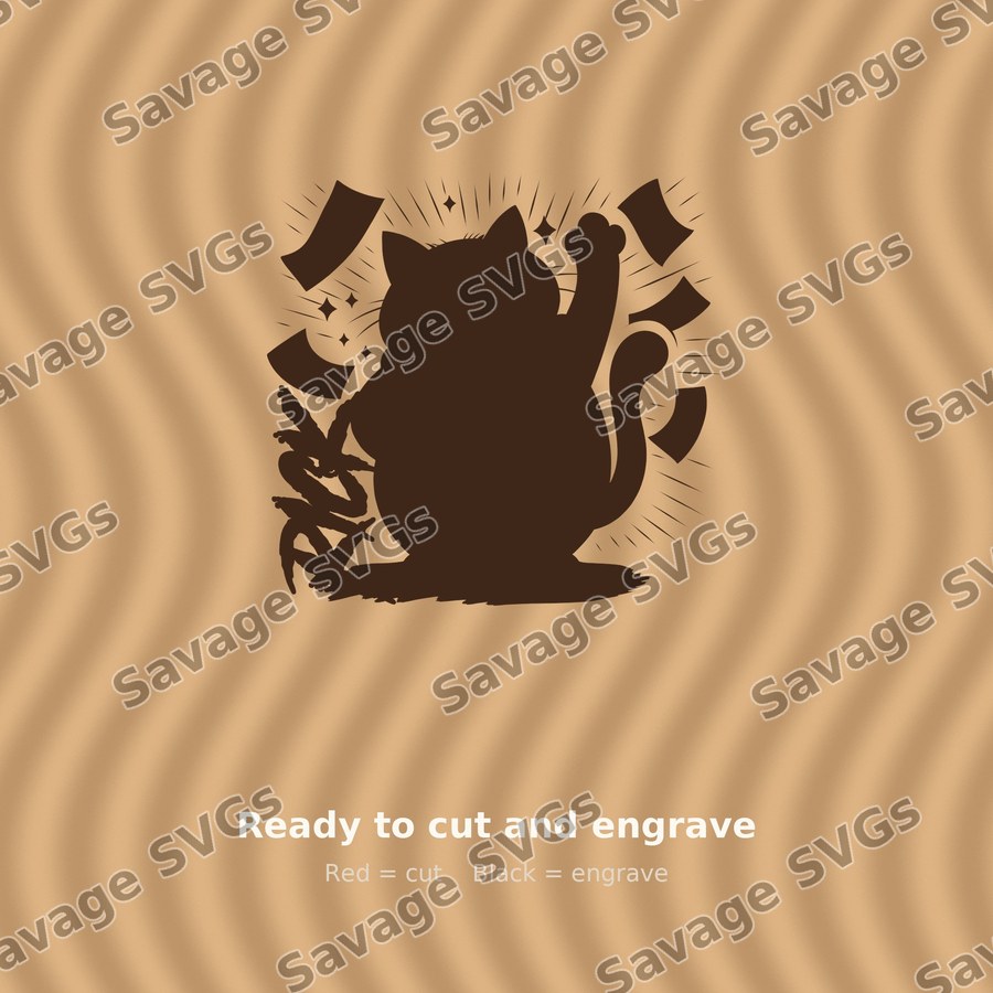 Rich Cat With Gold Chain