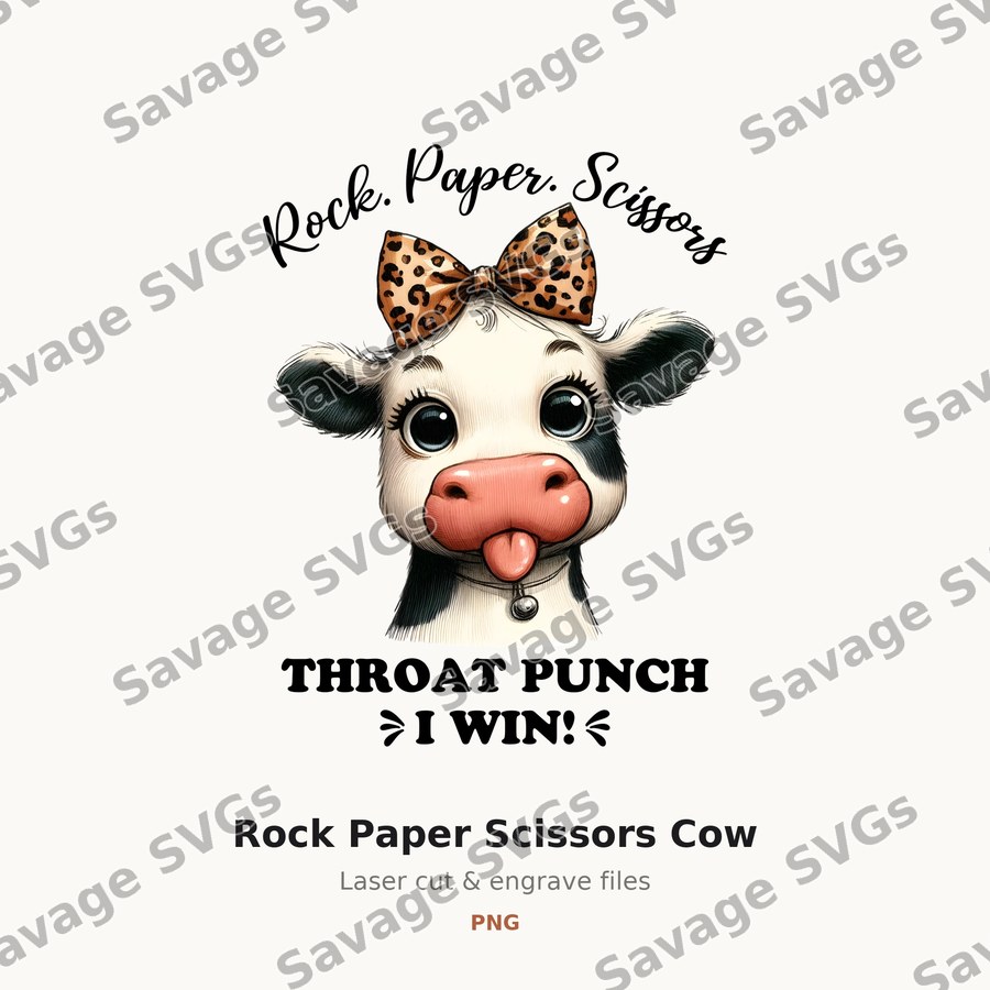 Rock Paper Scissors Cow