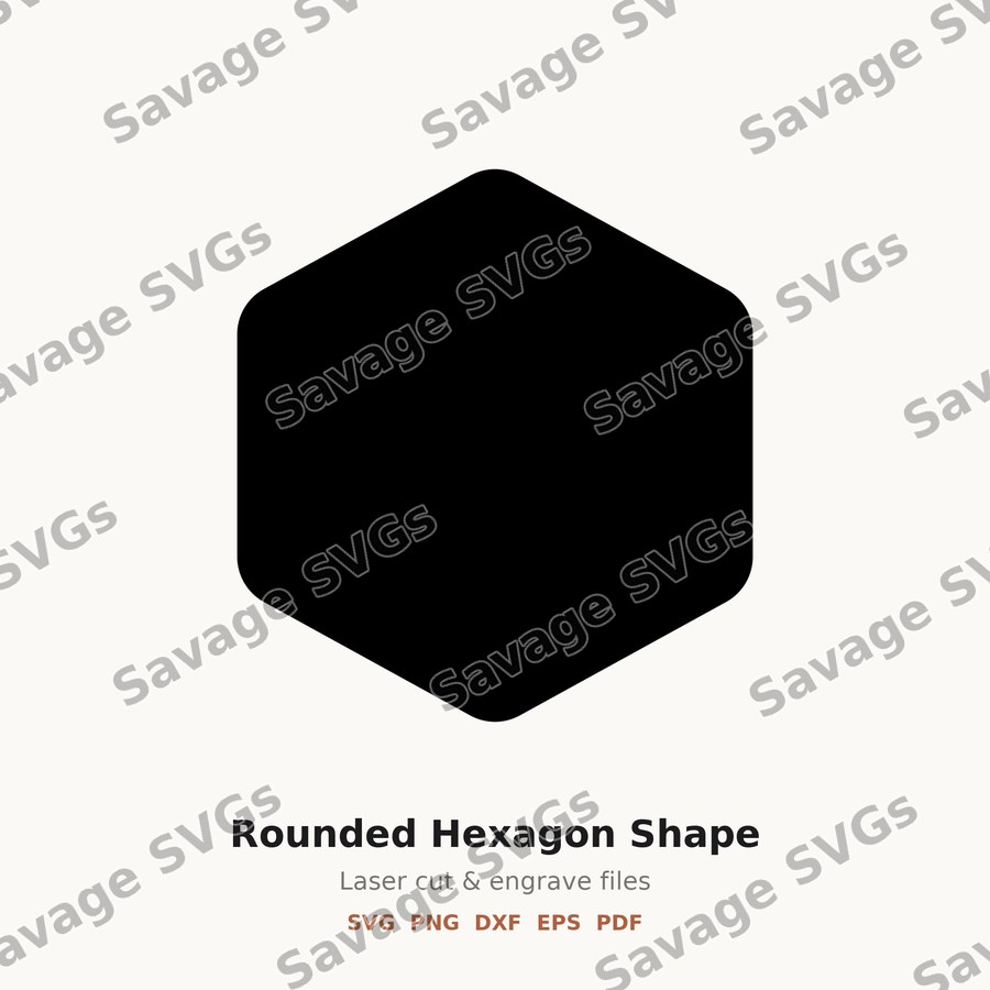 Rounded Hexagon Shape