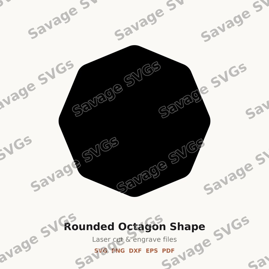 Rounded Octagon Shape