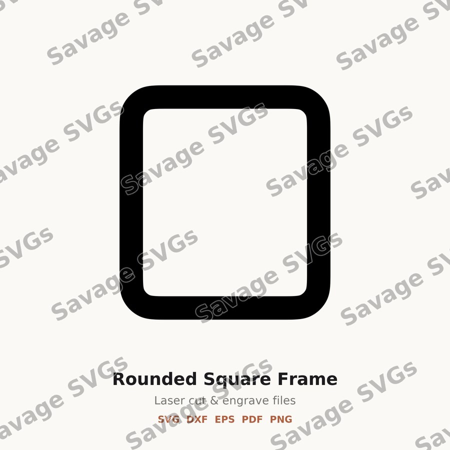 Rounded Square Frame