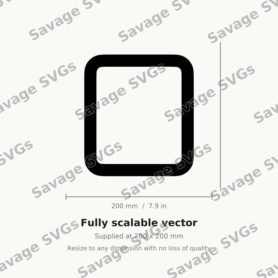 Rounded Square Frame