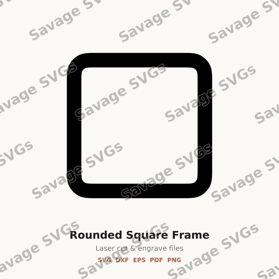 Rounded Square Frame