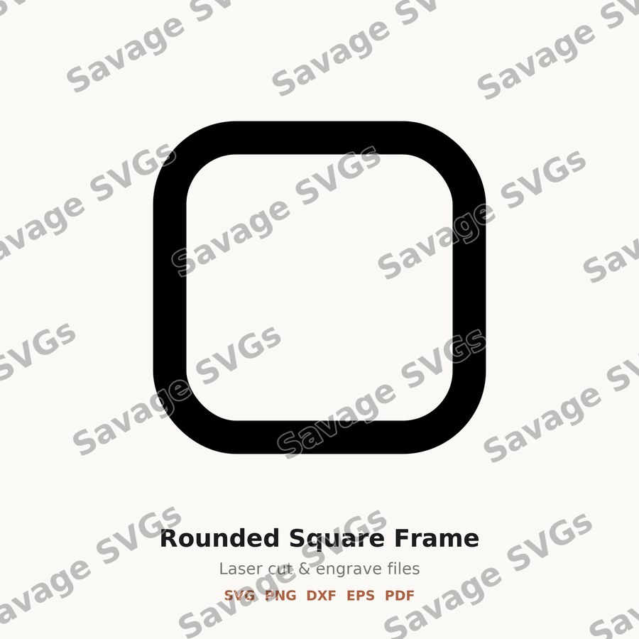 Rounded Square Frame