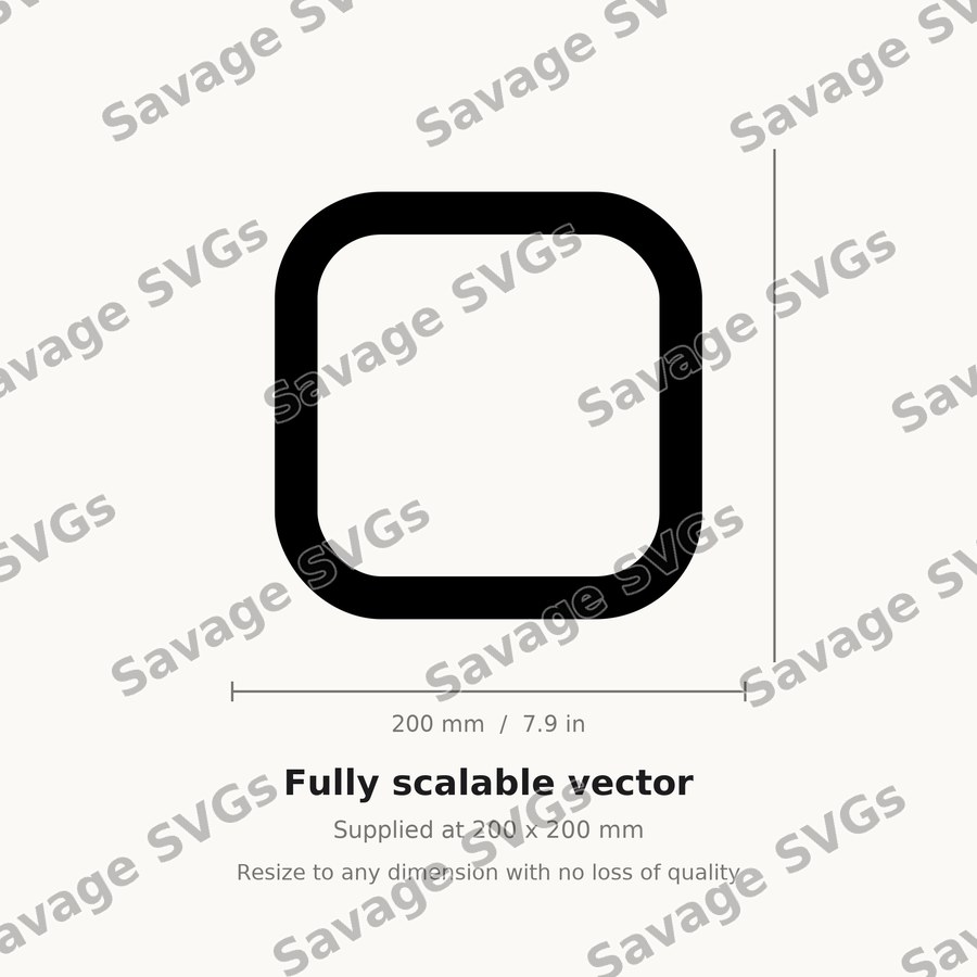 Rounded Square Frame