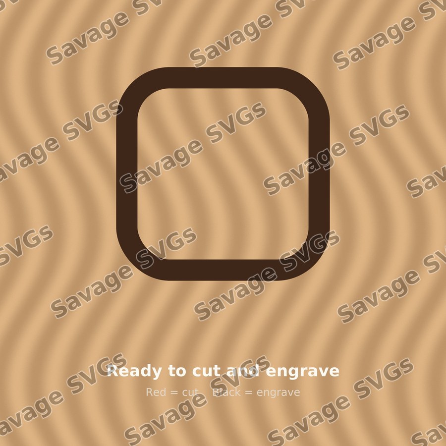 Rounded Square Frame
