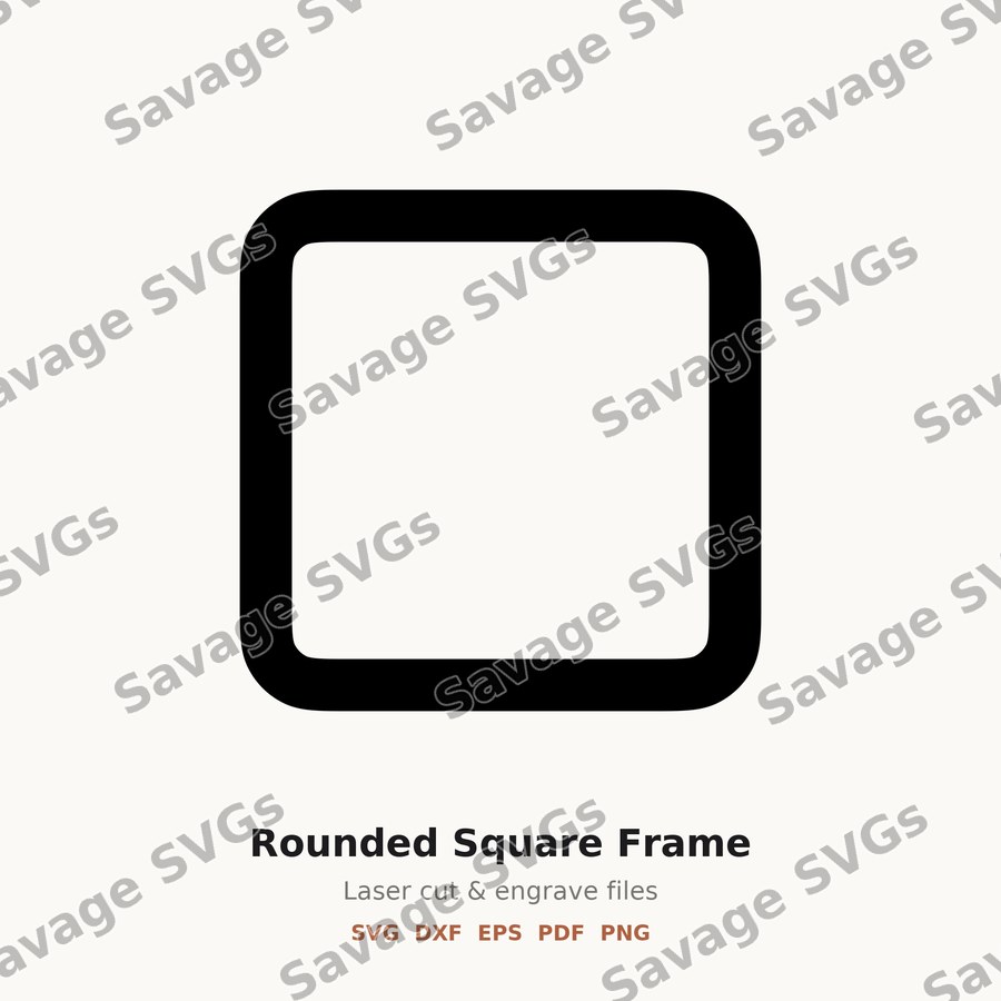 Rounded Square Frame