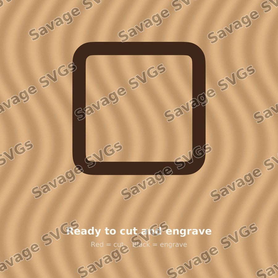 Rounded Square Frame
