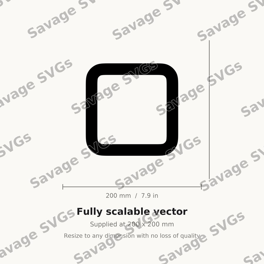 Rounded Square Outline